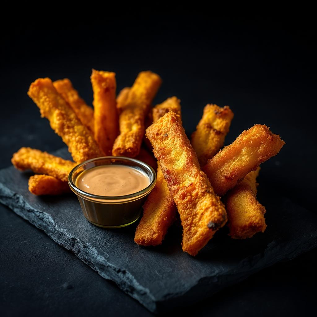 Bastones de Yuca Frita